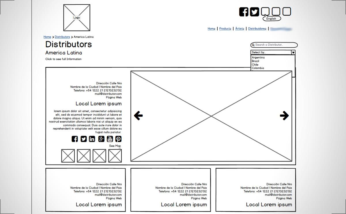 Music Instrument Site UX Design